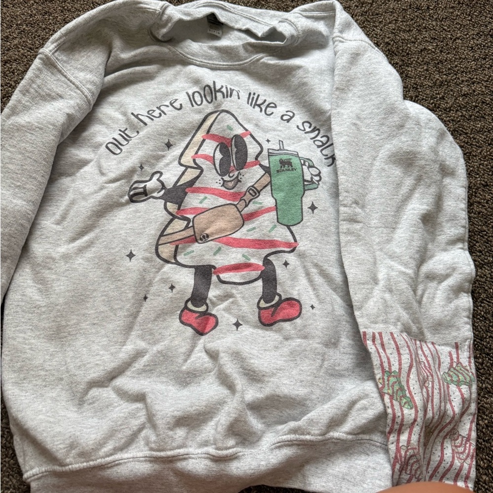 Gildan Heather Gray Crewneck